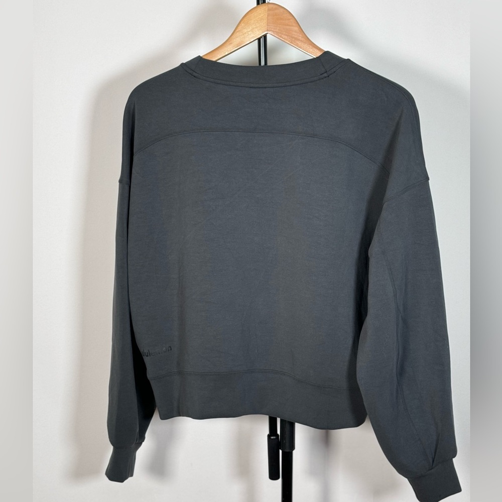 NWOT Lululemon Softstreme Perfectly Oversized Cropped Crew - Picture 5 of 6